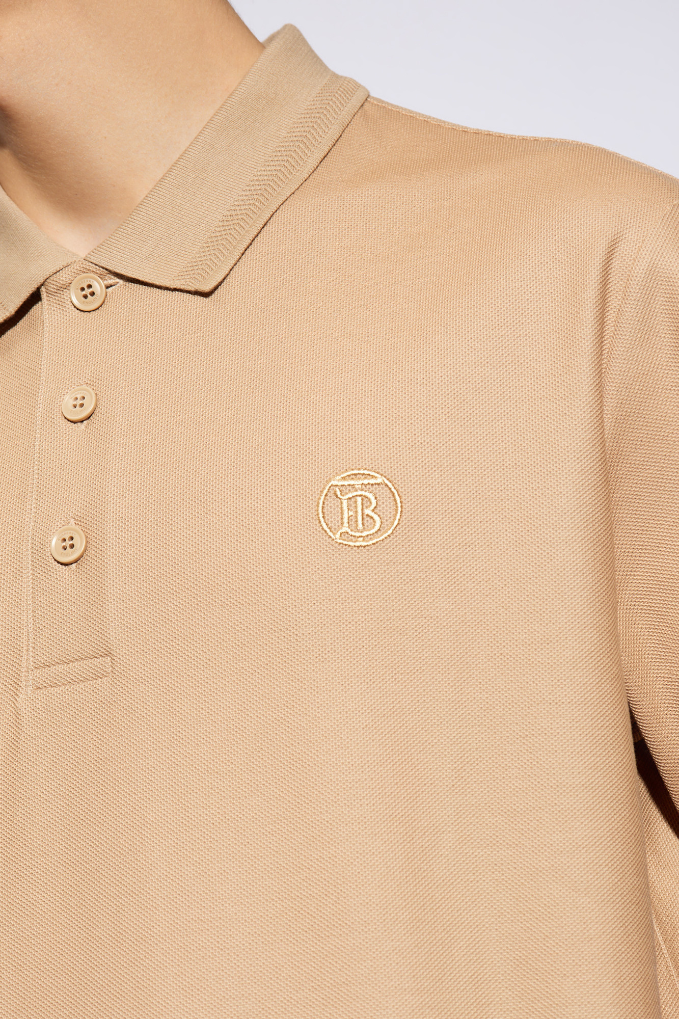 SchaferandweinerShops Tonga - Beige Polo shirt with logo